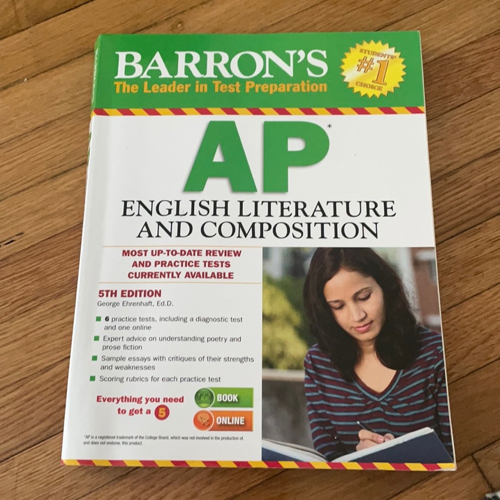 BARRONS AP English study book